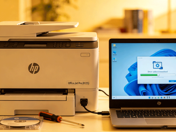 HP OfficeJet Pro 8125e 重装指南：Windows 11 完全卸载与重新安装教程
