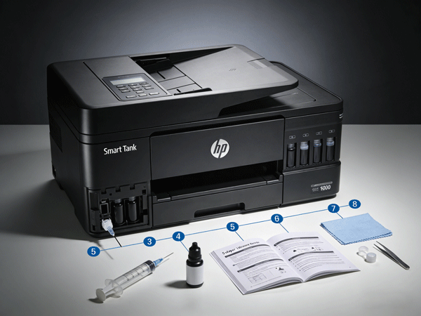 HP Smart Tank 6000 黑色墨水不流动？5步强制引墨修复指南